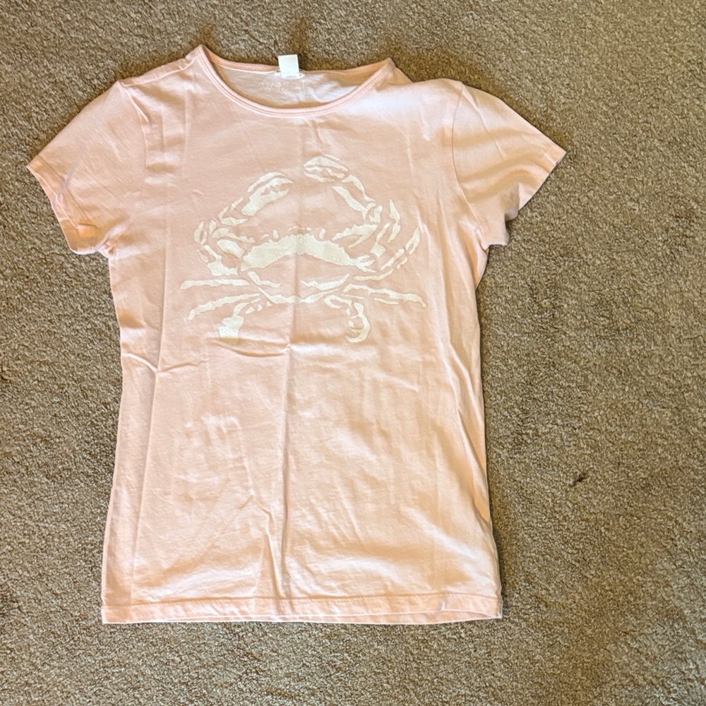 Crewcuts Light Pink Crab Graphic Tee